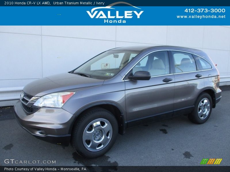 Urban Titanium Metallic / Ivory 2010 Honda CR-V LX AWD