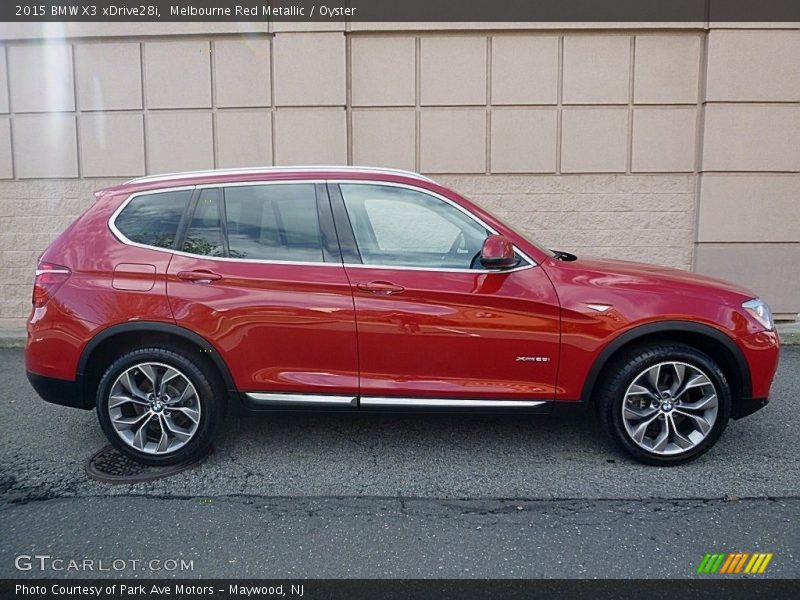Melbourne Red Metallic / Oyster 2015 BMW X3 xDrive28i