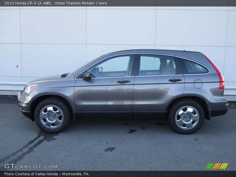 Urban Titanium Metallic / Ivory 2010 Honda CR-V LX AWD