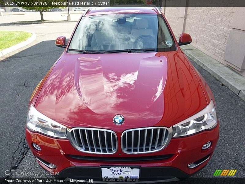 Melbourne Red Metallic / Oyster 2015 BMW X3 xDrive28i