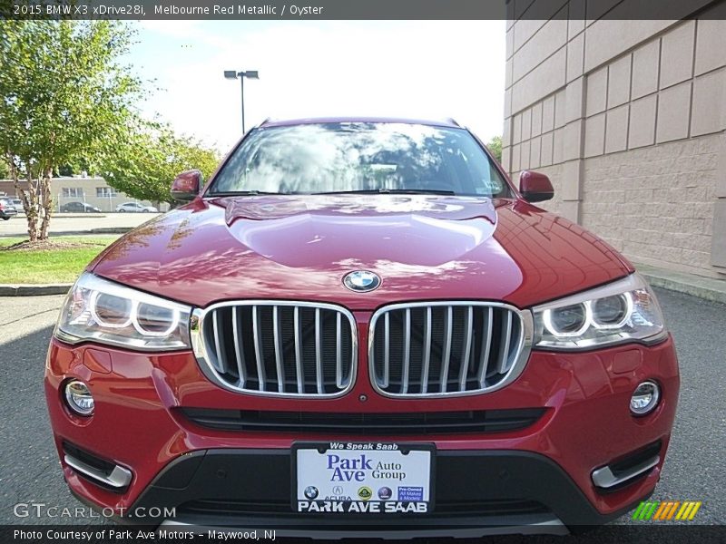 Melbourne Red Metallic / Oyster 2015 BMW X3 xDrive28i