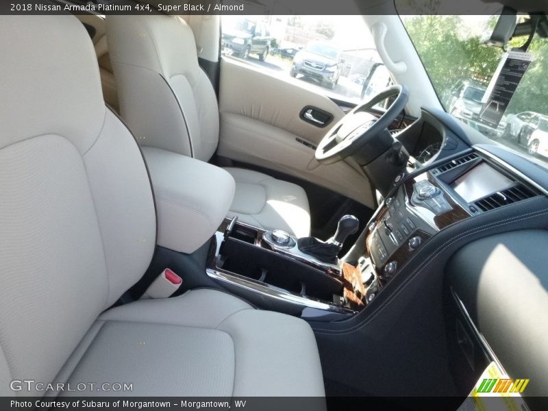 Front Seat of 2018 Armada Platinum 4x4