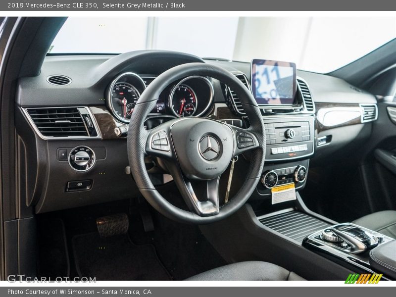 Selenite Grey Metallic / Black 2018 Mercedes-Benz GLE 350