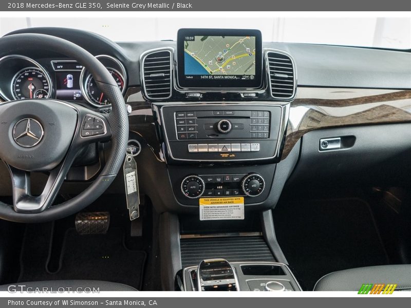 Selenite Grey Metallic / Black 2018 Mercedes-Benz GLE 350