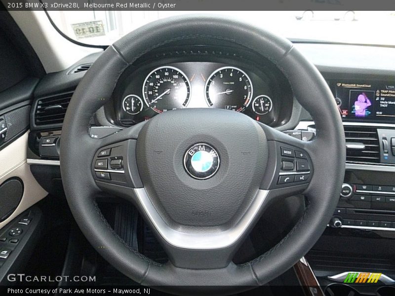 Melbourne Red Metallic / Oyster 2015 BMW X3 xDrive28i
