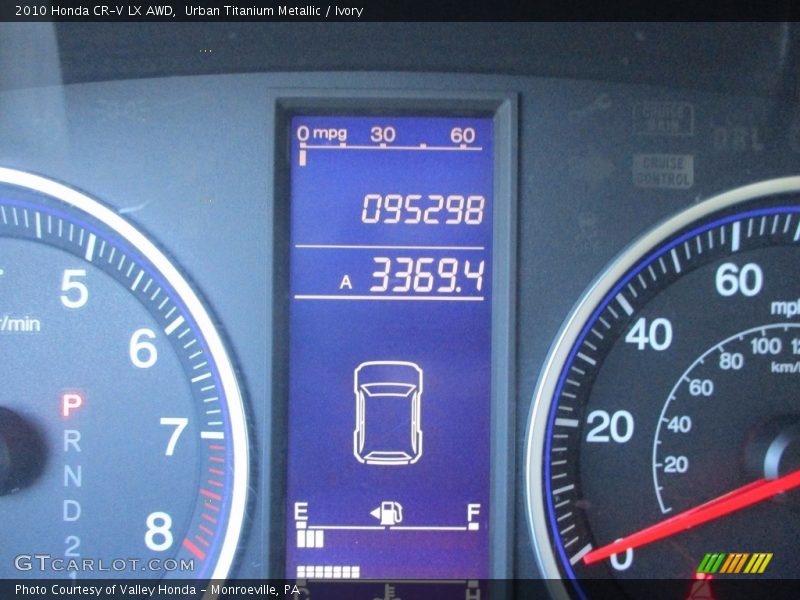Urban Titanium Metallic / Ivory 2010 Honda CR-V LX AWD