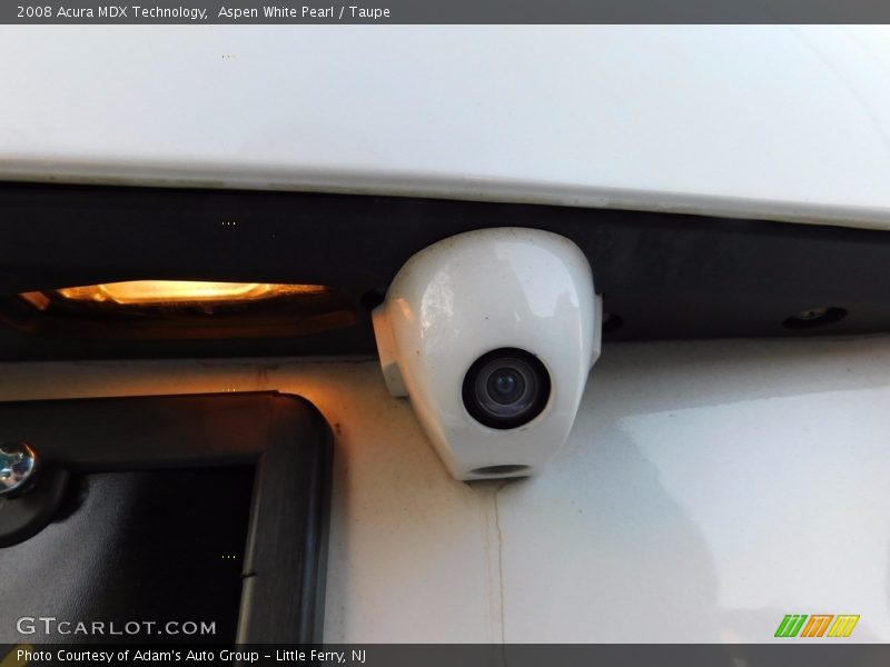 Aspen White Pearl / Taupe 2008 Acura MDX Technology