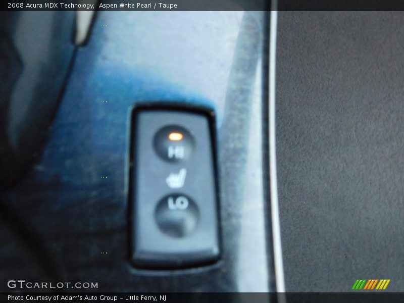 Aspen White Pearl / Taupe 2008 Acura MDX Technology