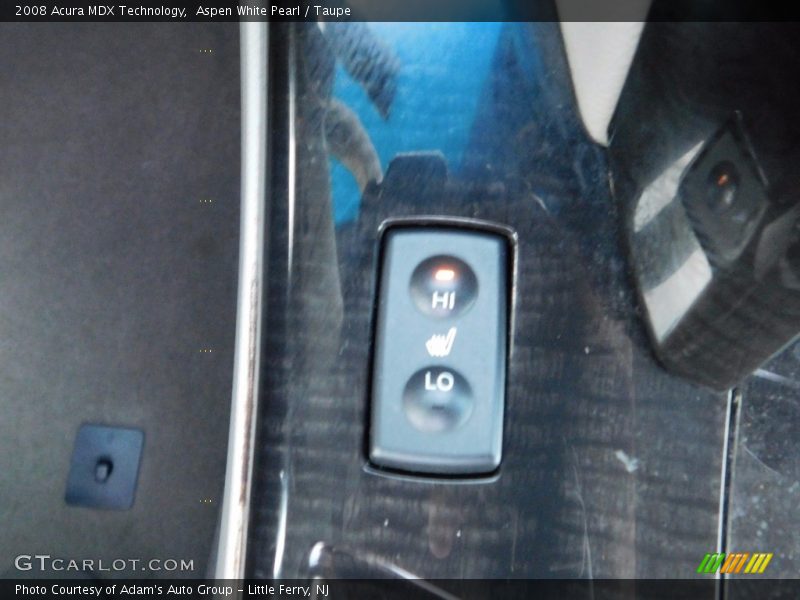 Aspen White Pearl / Taupe 2008 Acura MDX Technology
