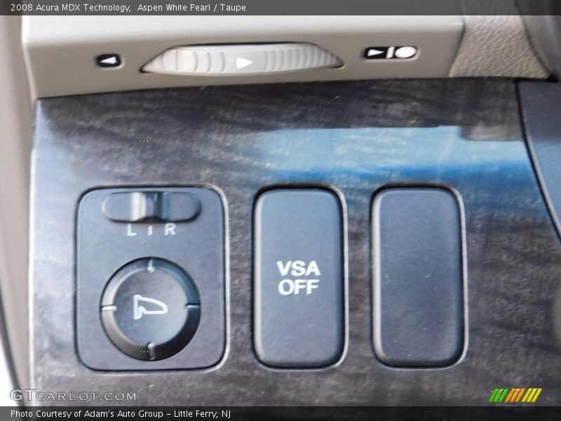 Aspen White Pearl / Taupe 2008 Acura MDX Technology