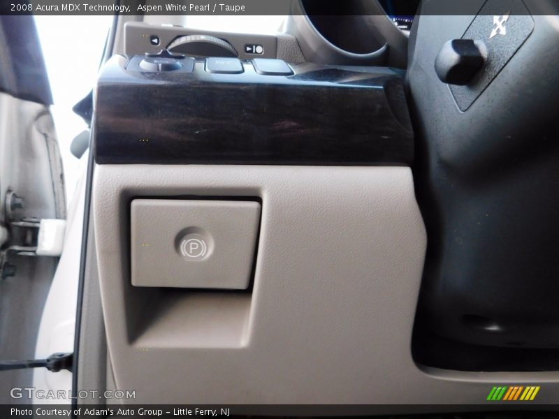Aspen White Pearl / Taupe 2008 Acura MDX Technology