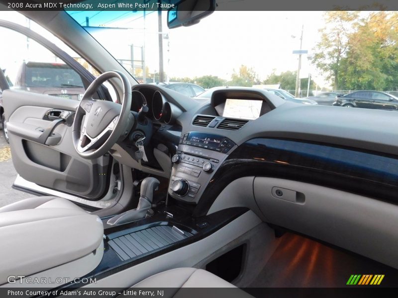 Aspen White Pearl / Taupe 2008 Acura MDX Technology