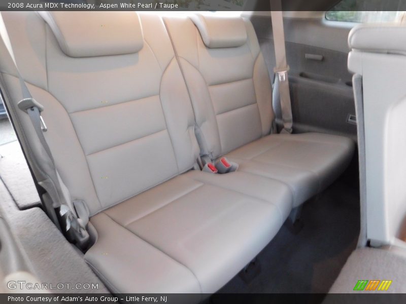 Aspen White Pearl / Taupe 2008 Acura MDX Technology