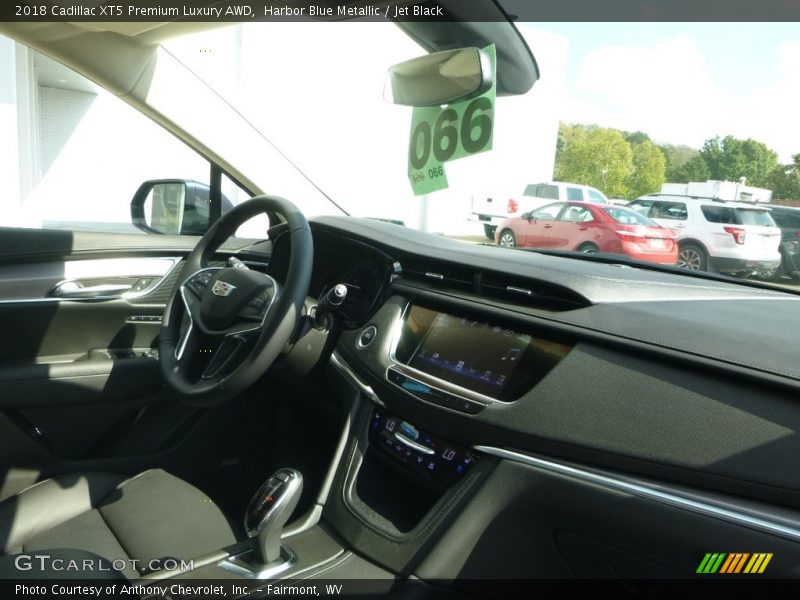 Harbor Blue Metallic / Jet Black 2018 Cadillac XT5 Premium Luxury AWD