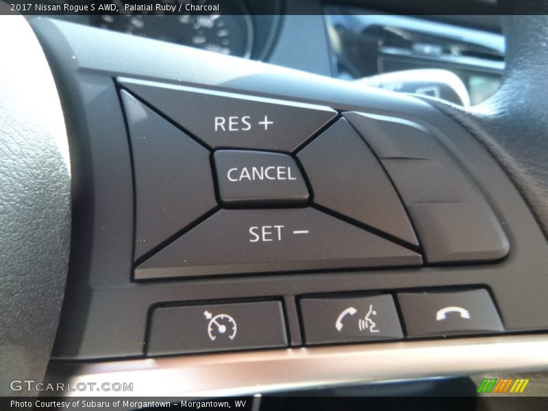 Palatial Ruby / Charcoal 2017 Nissan Rogue S AWD