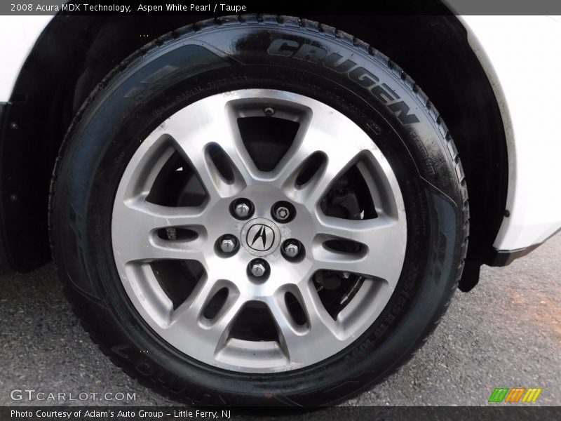 Aspen White Pearl / Taupe 2008 Acura MDX Technology