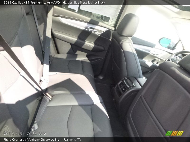 Harbor Blue Metallic / Jet Black 2018 Cadillac XT5 Premium Luxury AWD