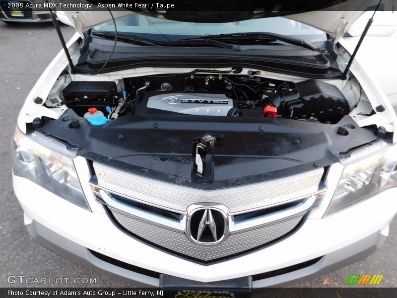 Aspen White Pearl / Taupe 2008 Acura MDX Technology