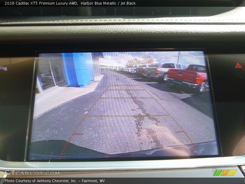 Harbor Blue Metallic / Jet Black 2018 Cadillac XT5 Premium Luxury AWD