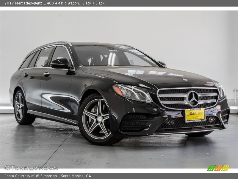 Black / Black 2017 Mercedes-Benz E 400 4Matic Wagon