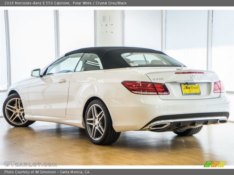 Polar White / Crystal Grey/Black 2016 Mercedes-Benz E 550 Cabriolet