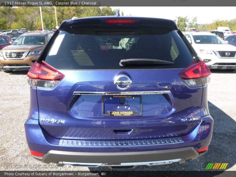 Caspian Blue / Charcoal 2017 Nissan Rogue SL AWD
