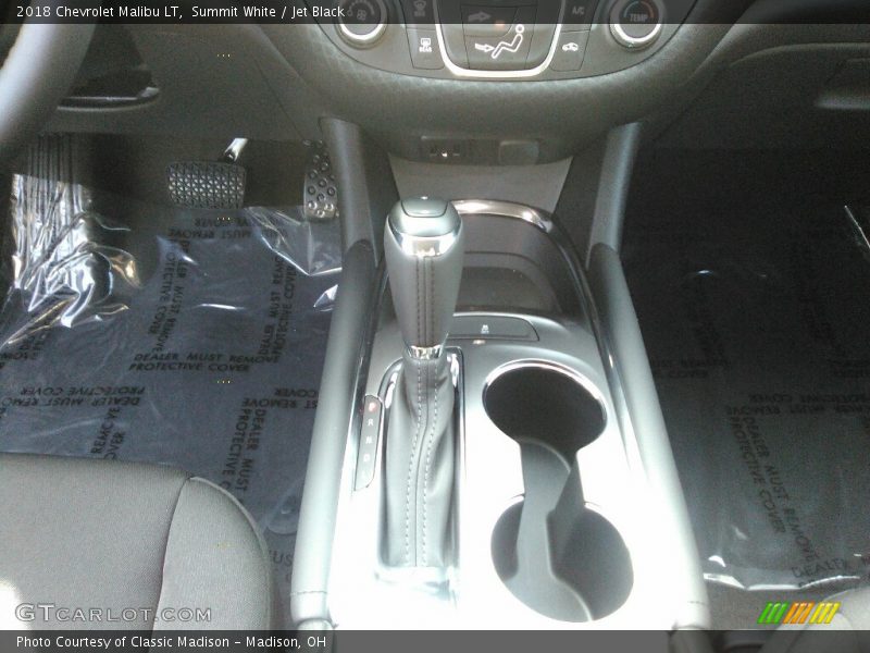 Summit White / Jet Black 2018 Chevrolet Malibu LT