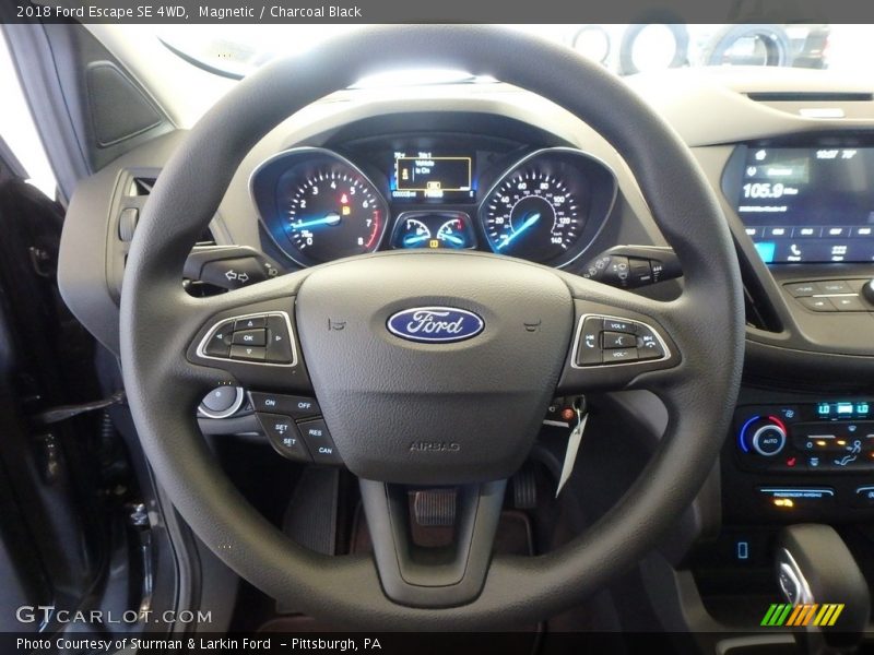 Magnetic / Charcoal Black 2018 Ford Escape SE 4WD