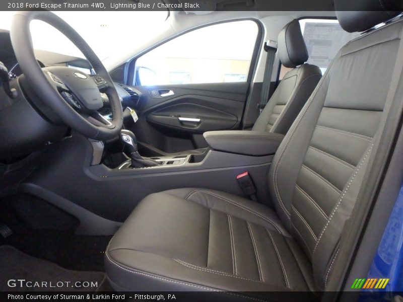 Lightning Blue / Charcoal Black 2018 Ford Escape Titanium 4WD