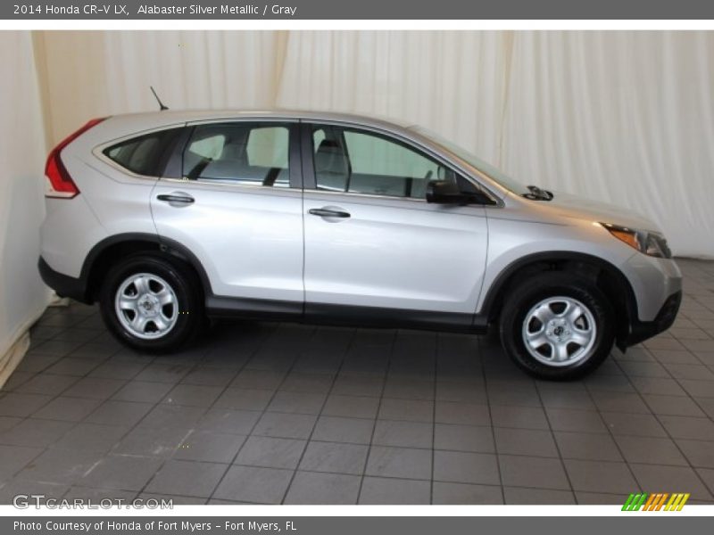 Alabaster Silver Metallic / Gray 2014 Honda CR-V LX