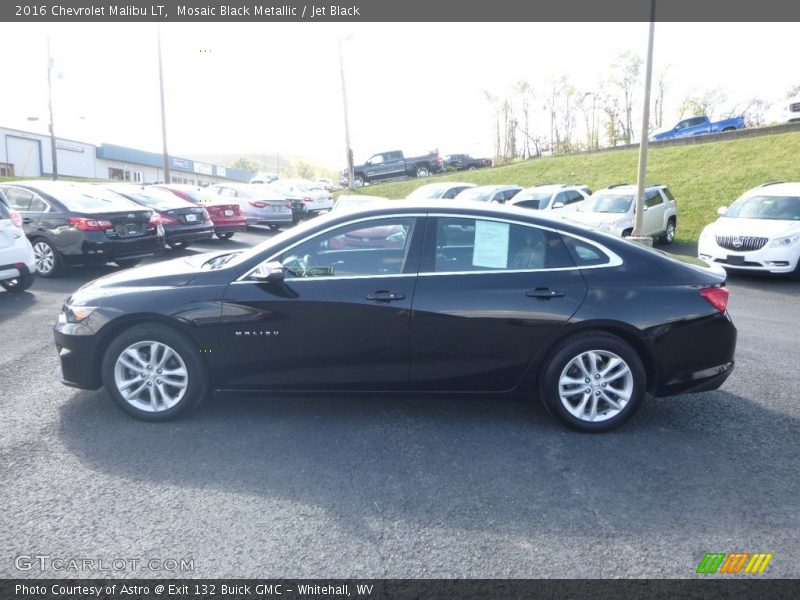 Mosaic Black Metallic / Jet Black 2016 Chevrolet Malibu LT
