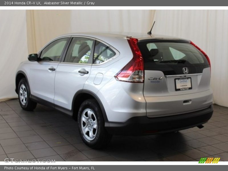 Alabaster Silver Metallic / Gray 2014 Honda CR-V LX
