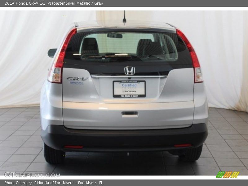 Alabaster Silver Metallic / Gray 2014 Honda CR-V LX