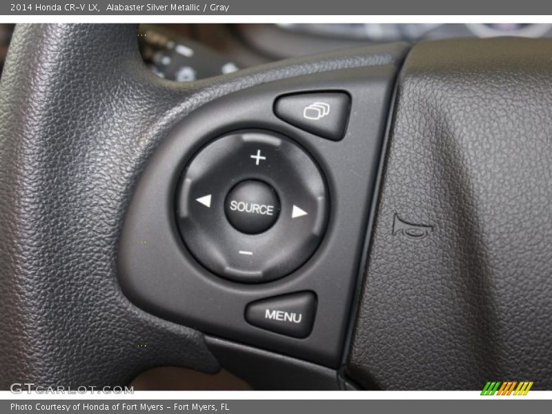Alabaster Silver Metallic / Gray 2014 Honda CR-V LX