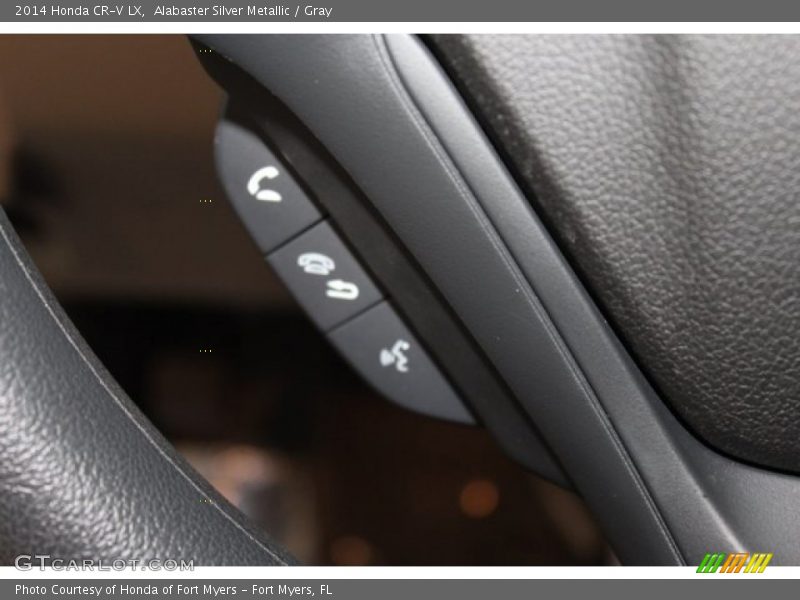 Alabaster Silver Metallic / Gray 2014 Honda CR-V LX