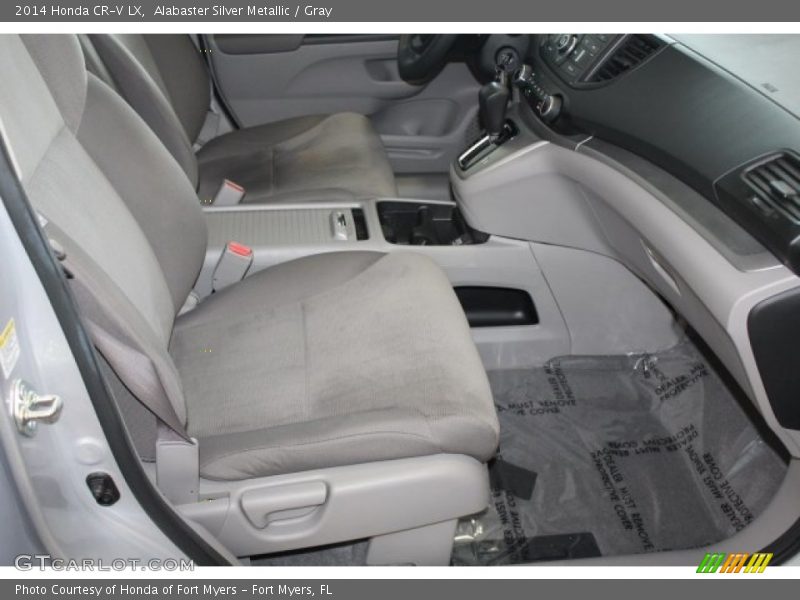 Alabaster Silver Metallic / Gray 2014 Honda CR-V LX