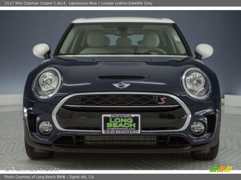 Lapisluxury Blue / Lounge Leather/Satellite Grey 2017 Mini Clubman Cooper S ALL4