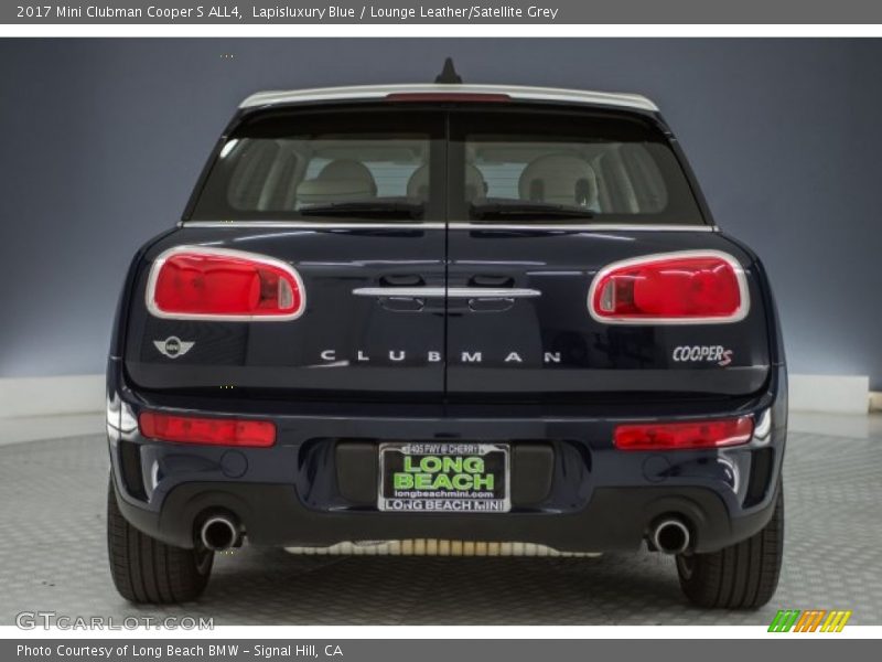 Lapisluxury Blue / Lounge Leather/Satellite Grey 2017 Mini Clubman Cooper S ALL4