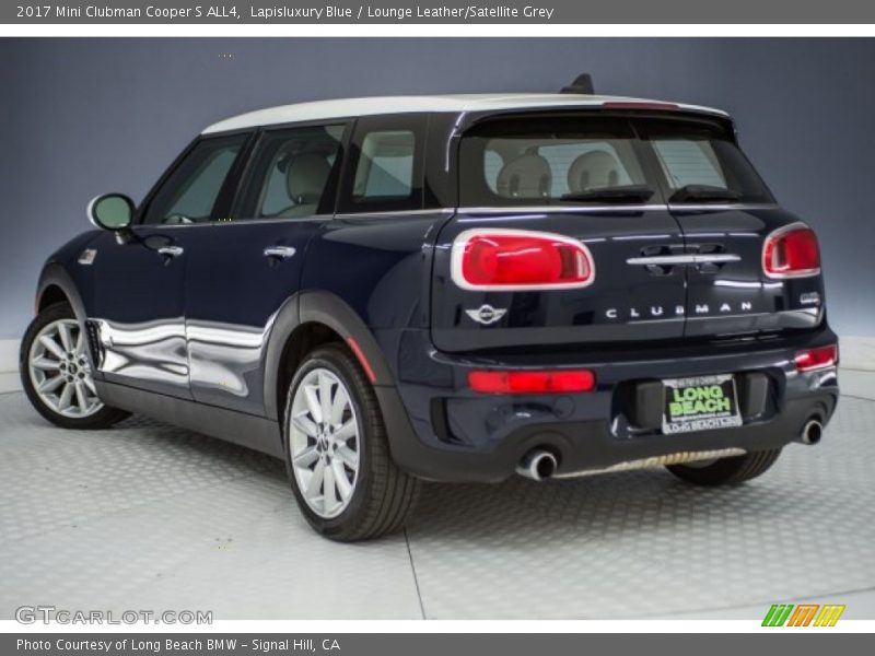 Lapisluxury Blue / Lounge Leather/Satellite Grey 2017 Mini Clubman Cooper S ALL4