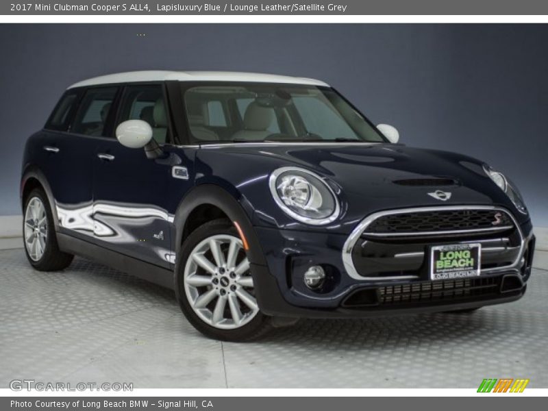 Lapisluxury Blue / Lounge Leather/Satellite Grey 2017 Mini Clubman Cooper S ALL4