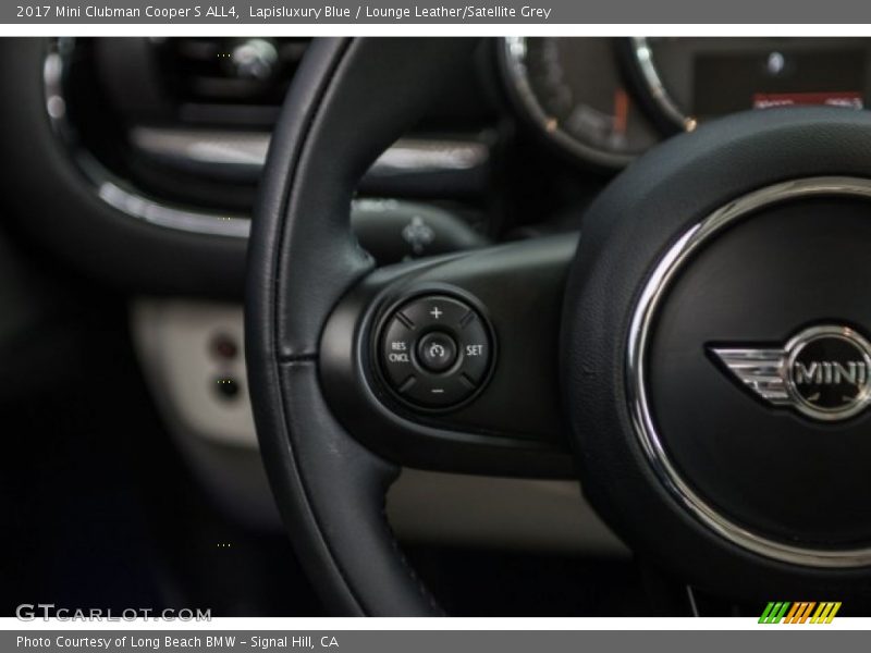 Lapisluxury Blue / Lounge Leather/Satellite Grey 2017 Mini Clubman Cooper S ALL4