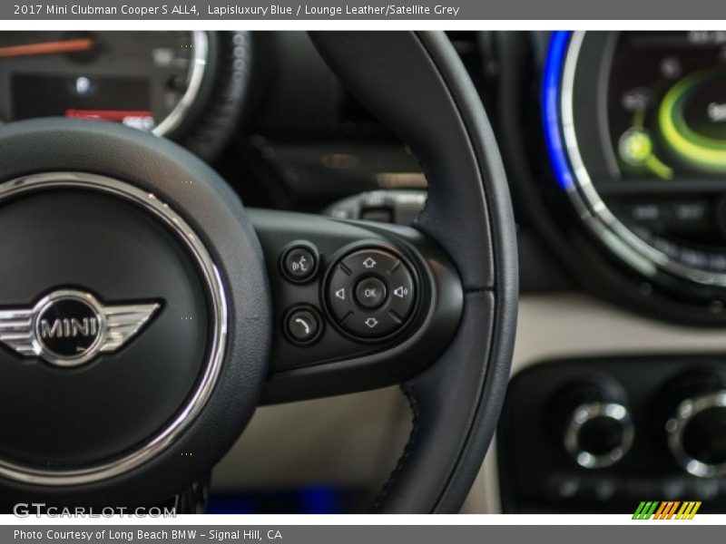 Lapisluxury Blue / Lounge Leather/Satellite Grey 2017 Mini Clubman Cooper S ALL4