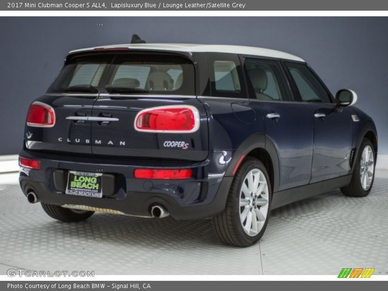 Lapisluxury Blue / Lounge Leather/Satellite Grey 2017 Mini Clubman Cooper S ALL4