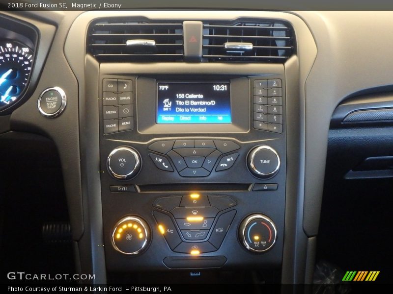 Magnetic / Ebony 2018 Ford Fusion SE
