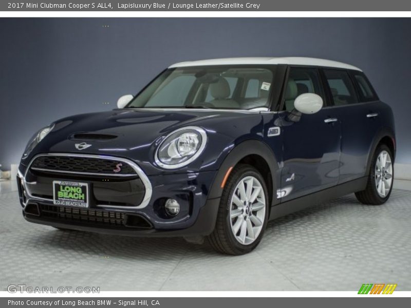 Lapisluxury Blue / Lounge Leather/Satellite Grey 2017 Mini Clubman Cooper S ALL4
