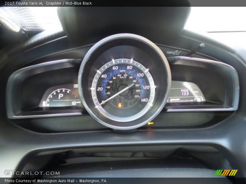 Graphite / Mid-Blue Black 2017 Toyota Yaris iA