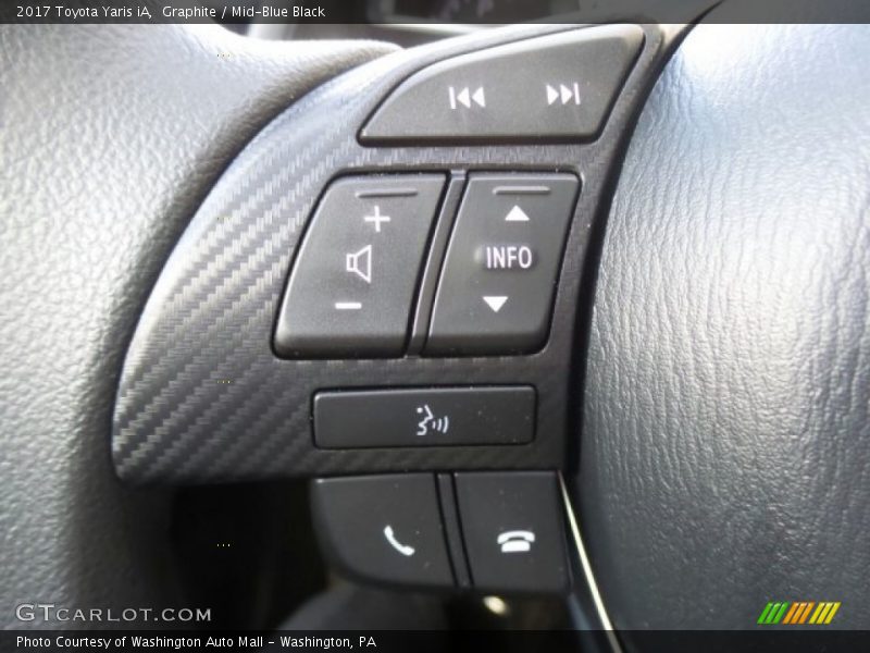 Graphite / Mid-Blue Black 2017 Toyota Yaris iA