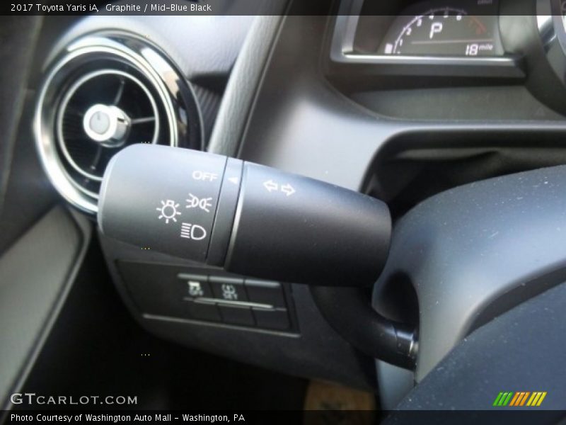 Graphite / Mid-Blue Black 2017 Toyota Yaris iA