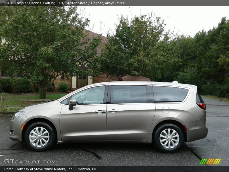 Molten Silver / Cognac/Alloy/Toffee 2018 Chrysler Pacifica Touring Plus