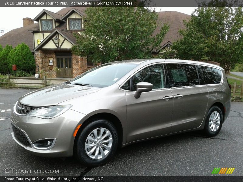 Molten Silver / Cognac/Alloy/Toffee 2018 Chrysler Pacifica Touring Plus